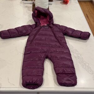 Patagonia Kids Pink Snowsuit